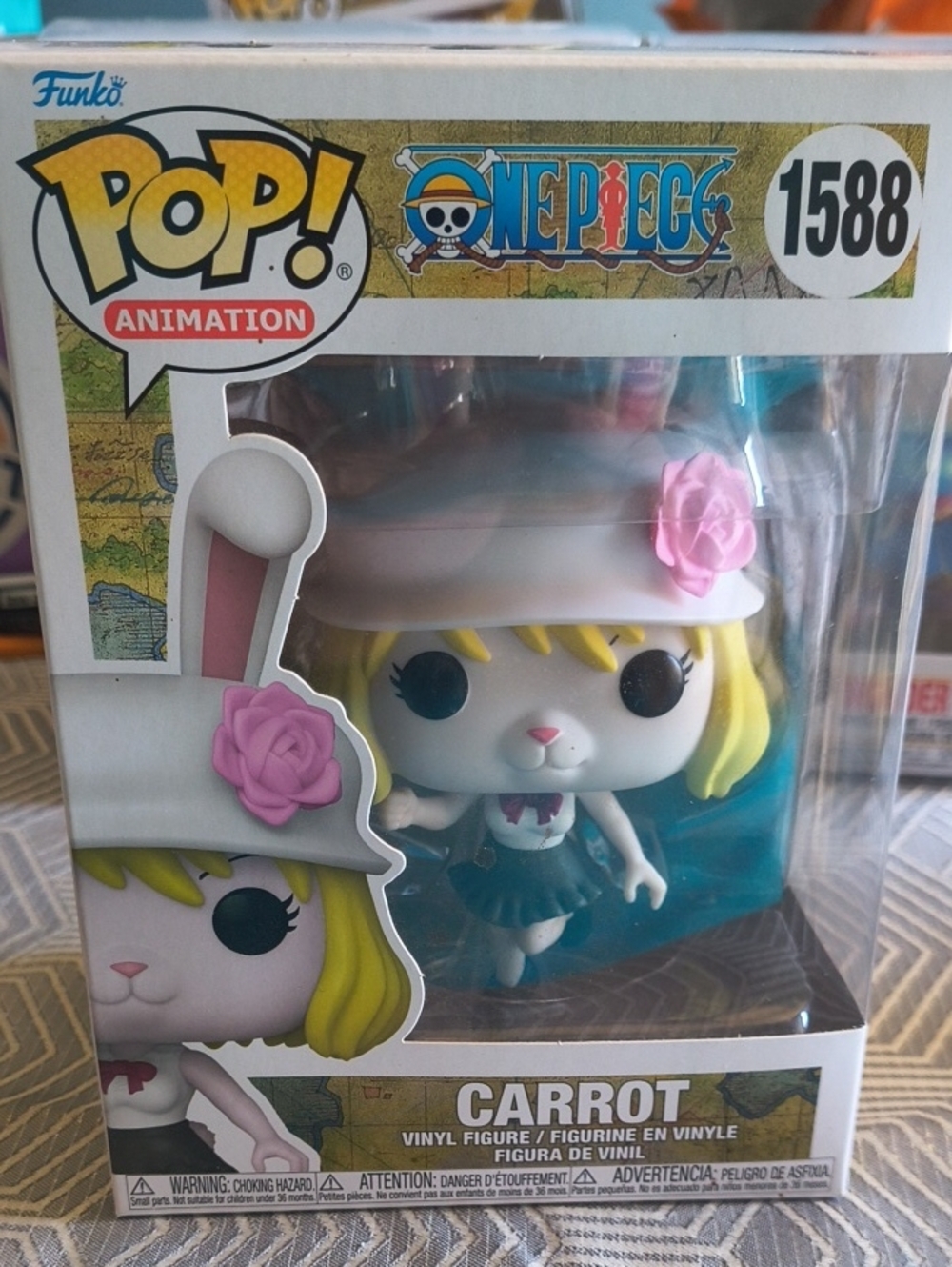 Funko One Piece Carrot Pop! Figure - White, Pink & Yellow
